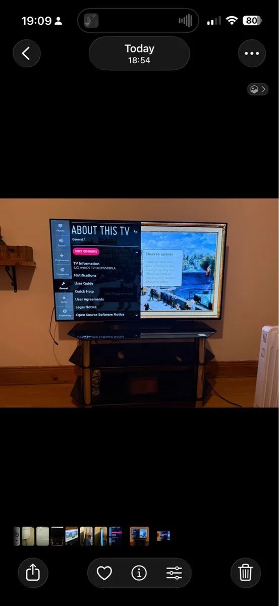 LG 55” OLED TV (OLED55B9PLA) - Image 4