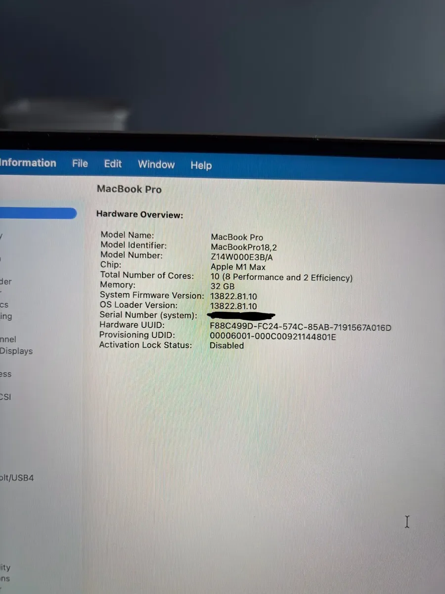 MacBook Pro 16” M1 Max | 32GB RAM | 1TB SSD - Image 3