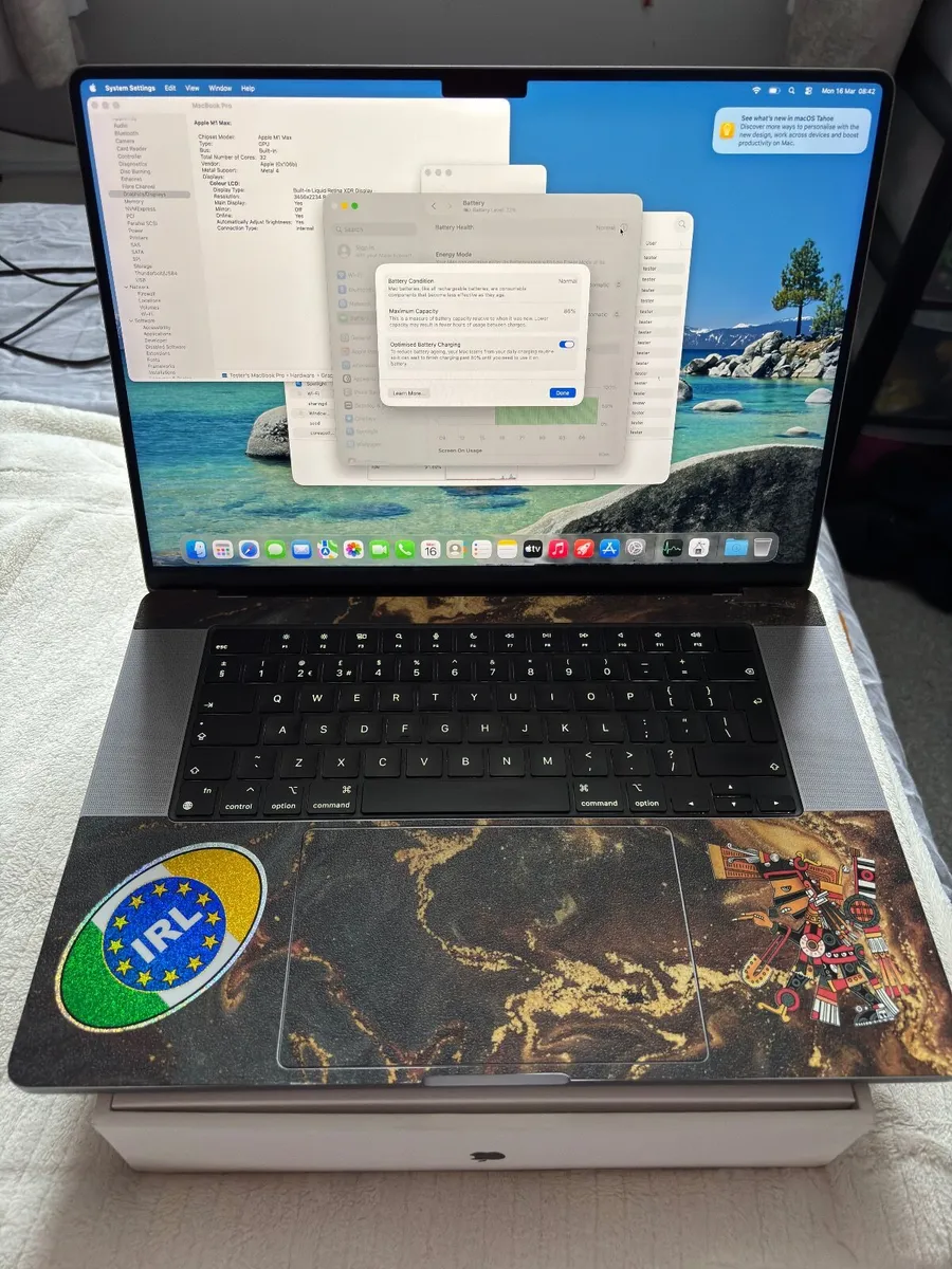 MacBook Pro 16” M1 Max | 32GB RAM | 1TB SSD - Image 1