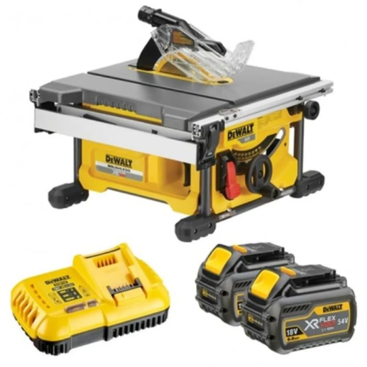 DeWalt 54v FlexVolt 210mm Table Saw Kit 2 x 6Ah