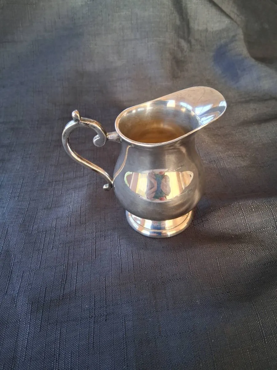 Small Silver Plated Jug - Image 1