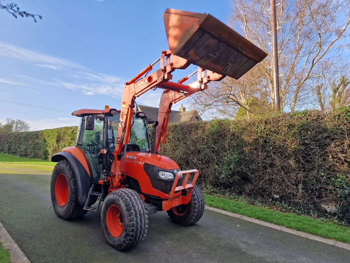 Kubota M6060 60hp Compact Tractor with Loader - Image 1