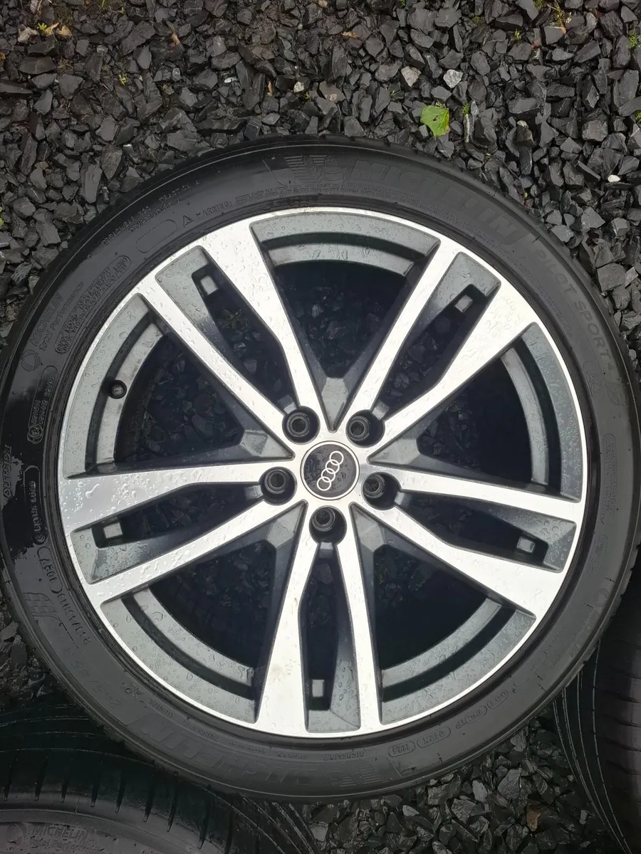 19" Genuine Audi A6 S Line Alloys with tyres - Image 1