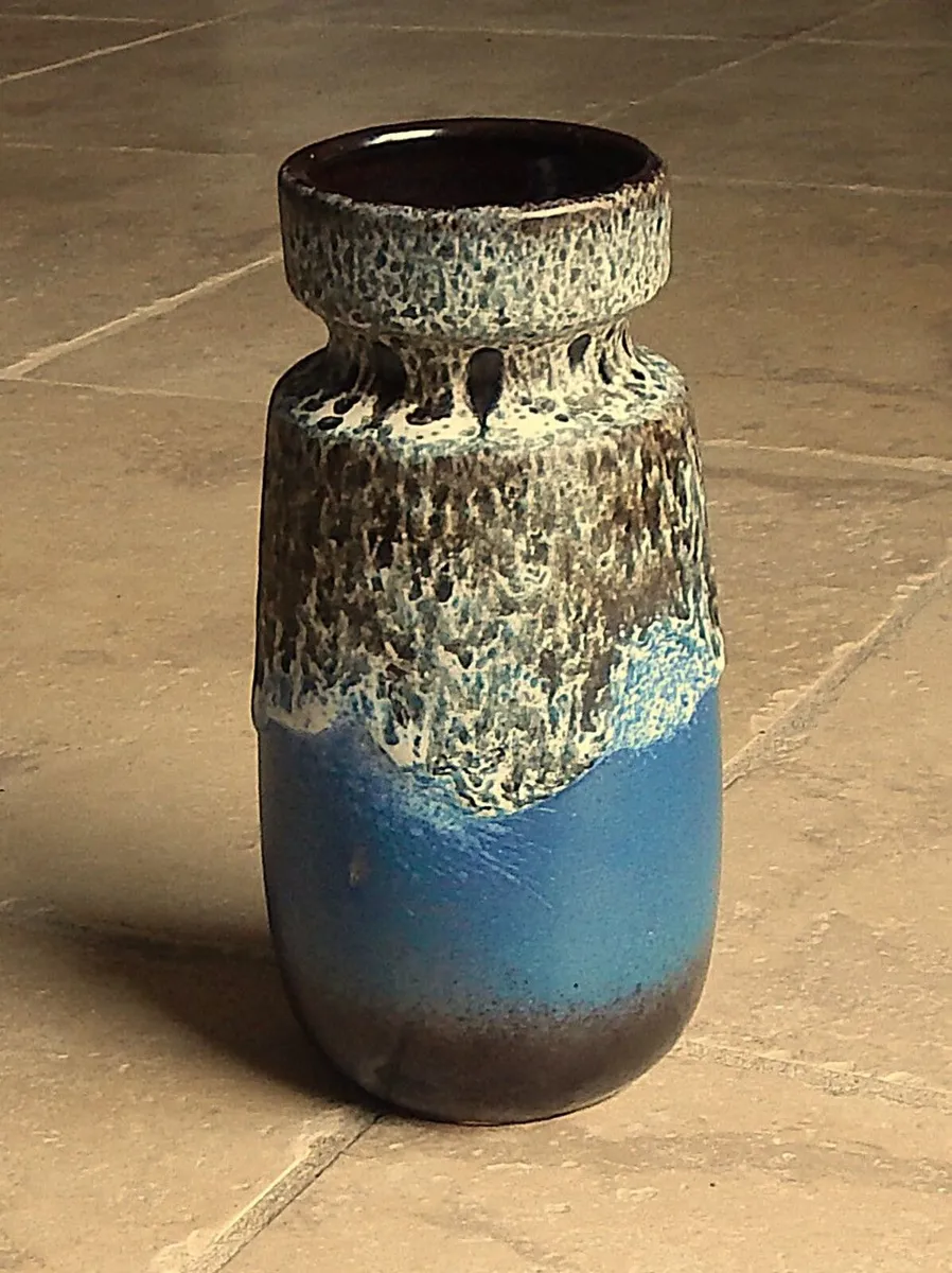 Vintage Studio Pottery Vase, Made in West Germany - Image 1
