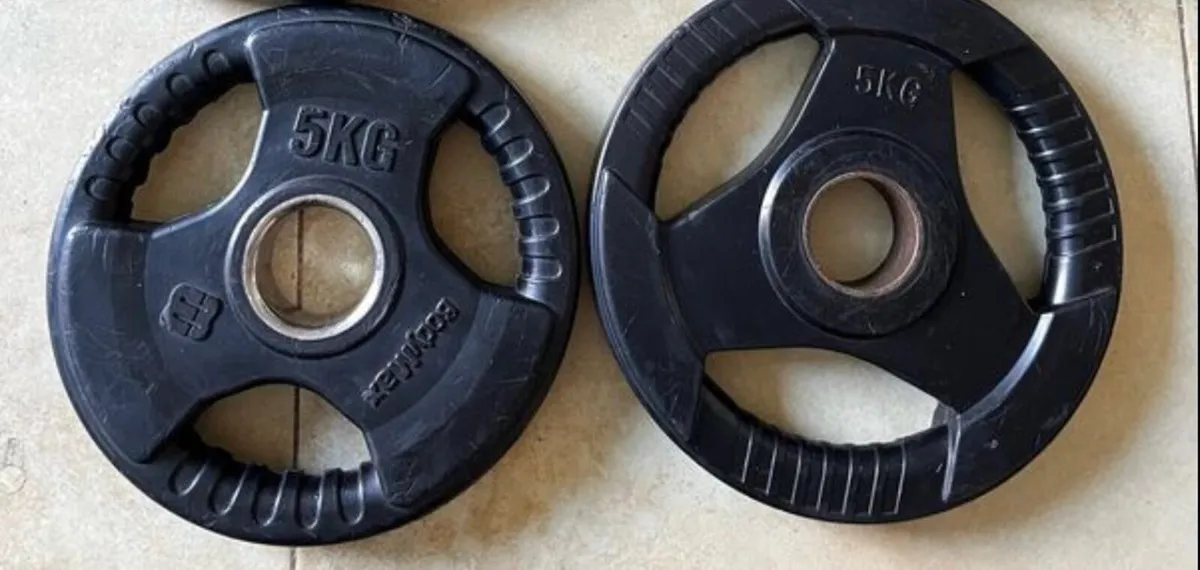 2x5kg Olympic 2” diameter weight plates