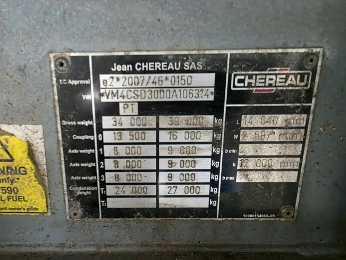 2015 CHEREAU FRIDGE - Image 4