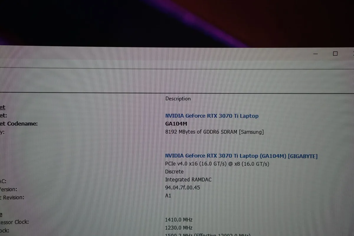 Gigabyte Aorus 17 XE4 Gaming  i7-12700H|RTX 3070Ti - Image 4