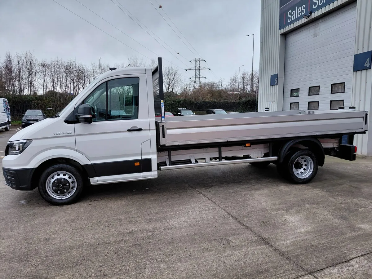 TGE 3.5T.  TWIN WHEEL LWB DROPSIDE IN STOCK - Image 3