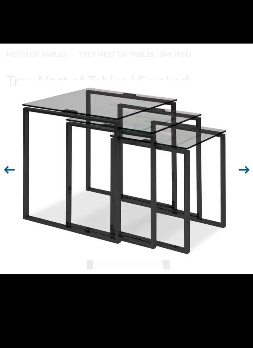 Tray Nest of Tables-Open to offers - Image 1