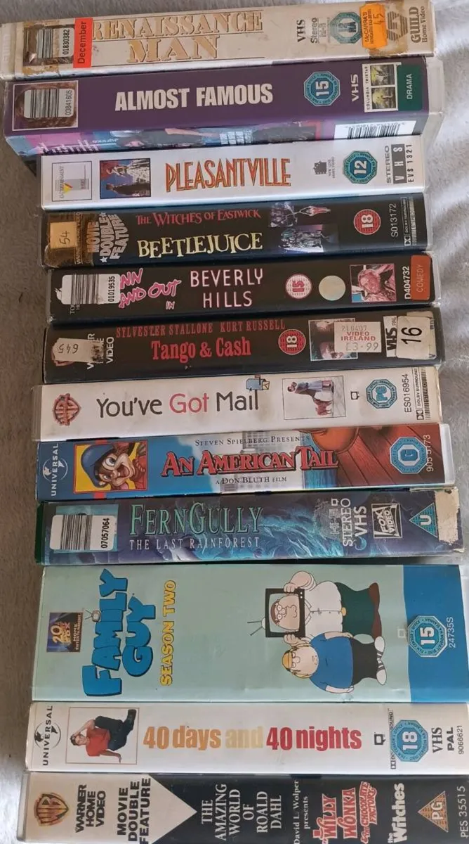 12 tape VHS Bundle - Image 2