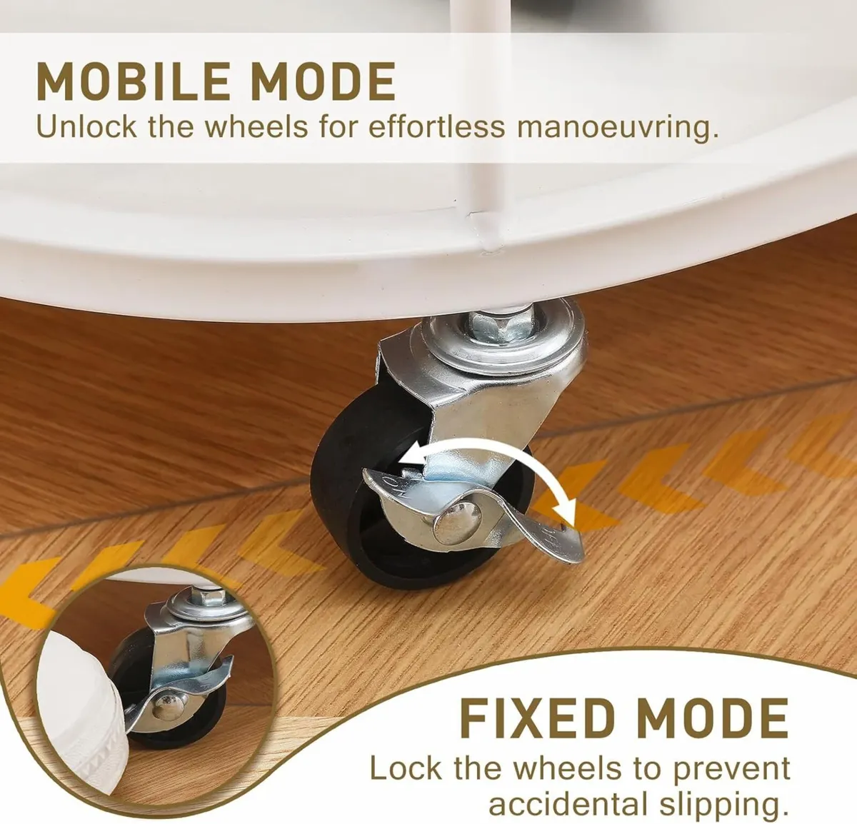 Small Clothing Rack with Wheels - Rolling Garment - Image 4