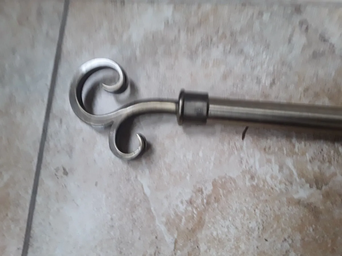 Heavy metal extendable pole 10 foot - Image 1