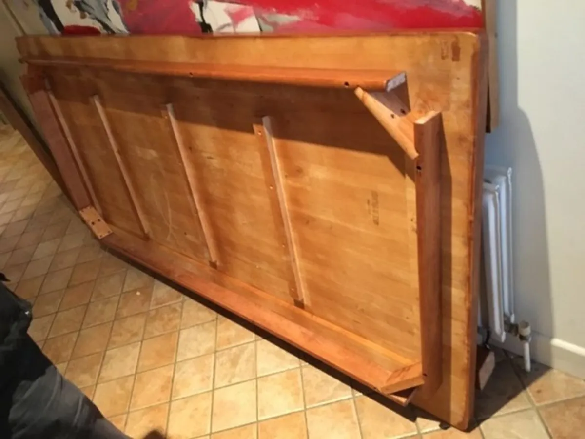 Large Solid Wood Dining Table and 4 chairs - Image 4