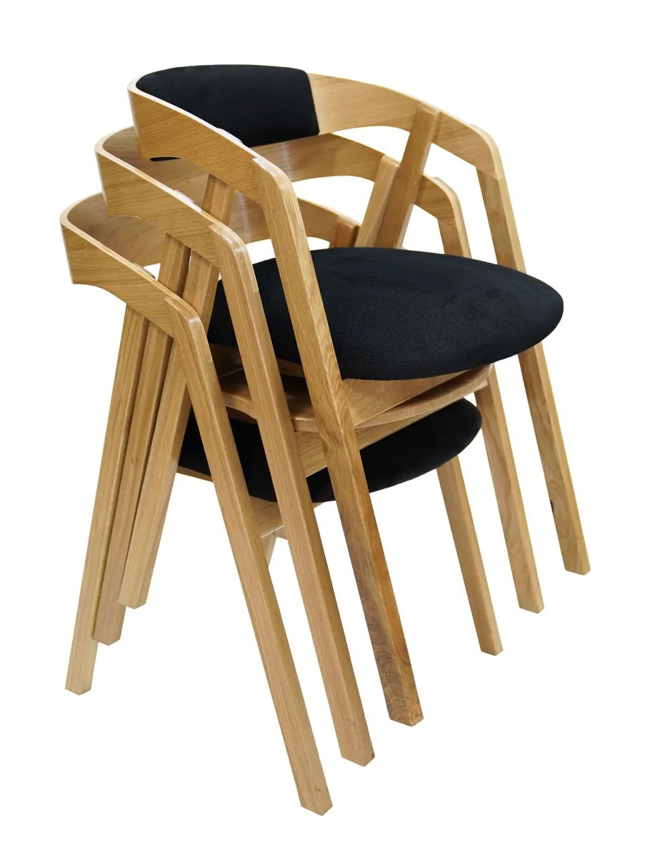 Helsinki Scandinavian Dining Chair  Custom Colours - Image 3