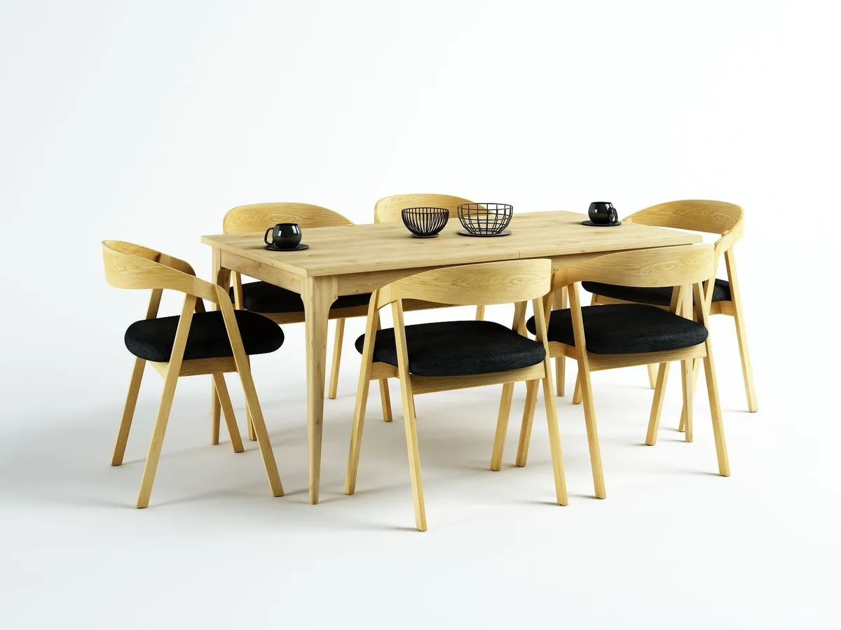 Helsinki Scandinavian Dining Chair  Custom Colours - Image 2