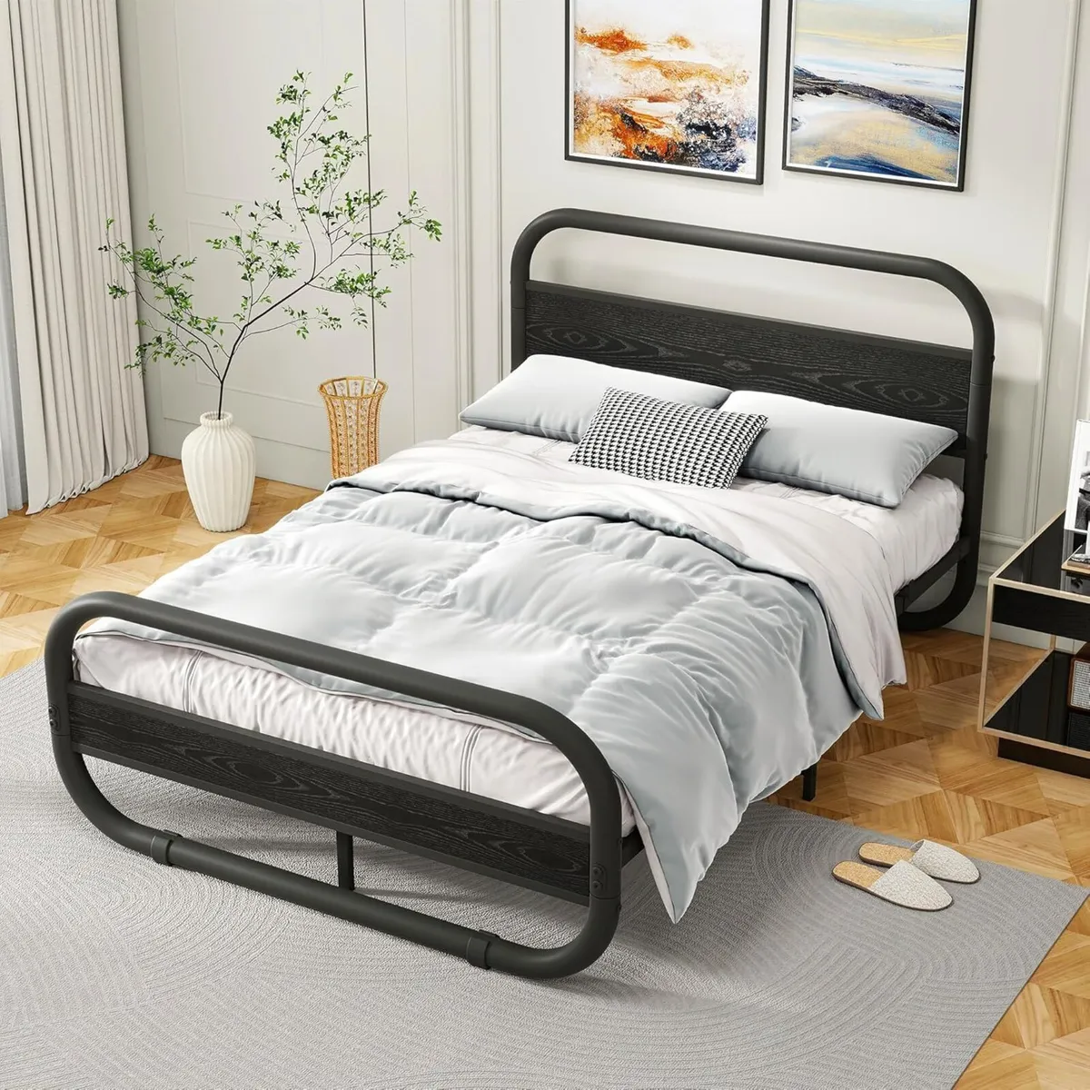 King Size Bed Frame with Headboard 150x200 - Image 3