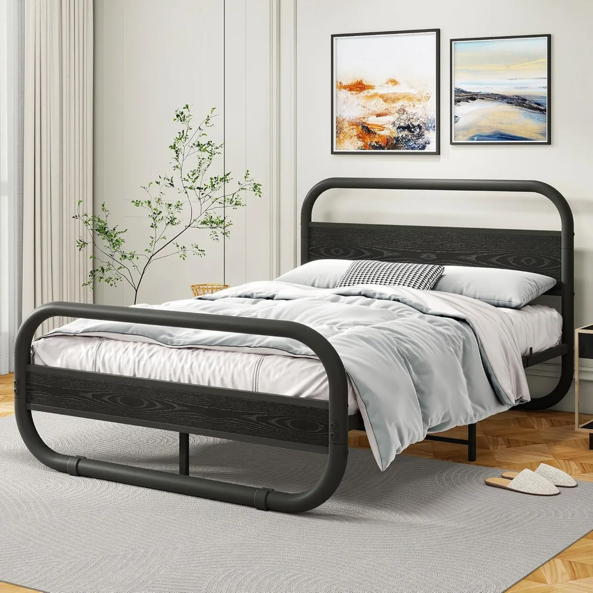King Size Bed Frame with Headboard 150x200 - Image 4