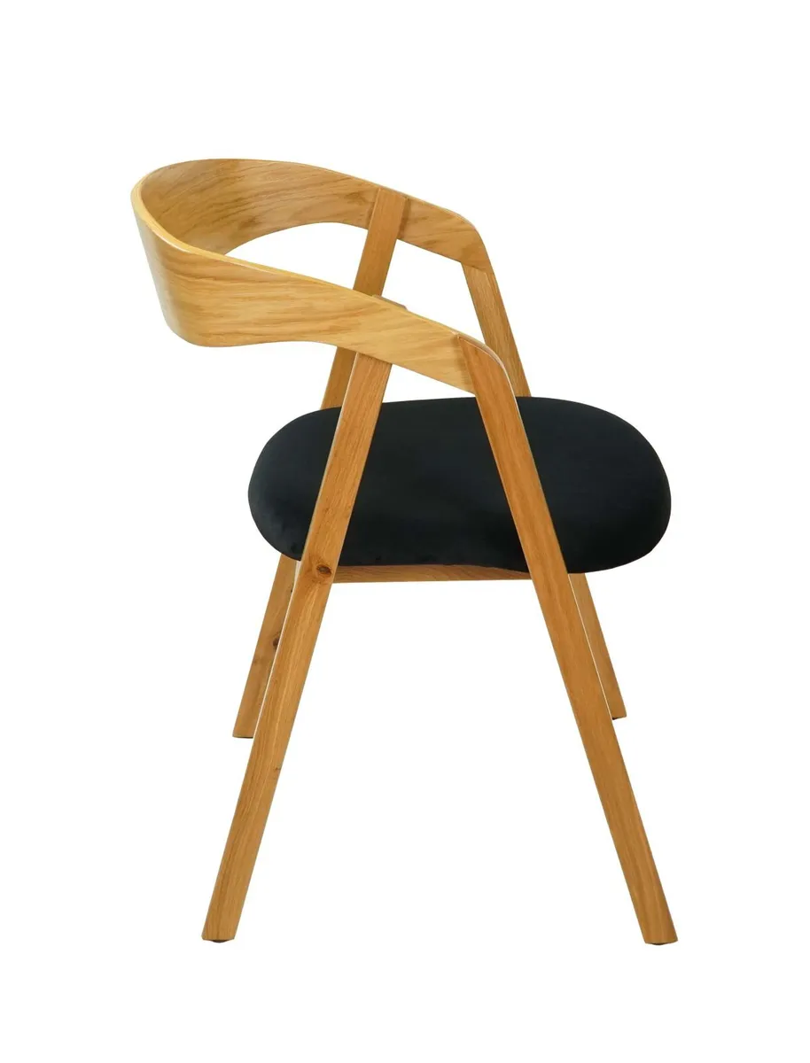 Helsinki Scandinavian Oak Dining Chair Custom Colo - Image 4