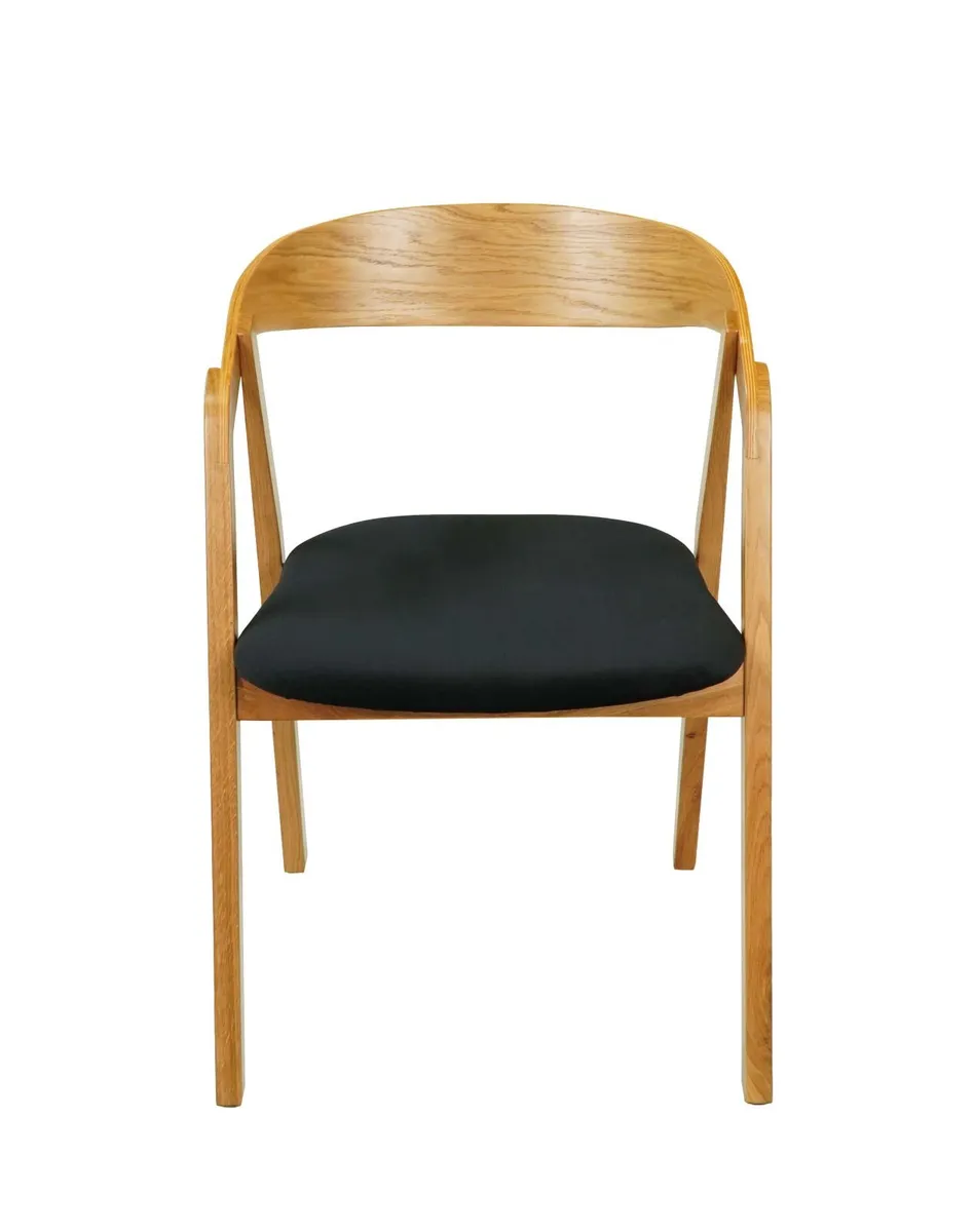 Helsinki Scandinavian Oak Dining Chair Custom Colo - Image 3