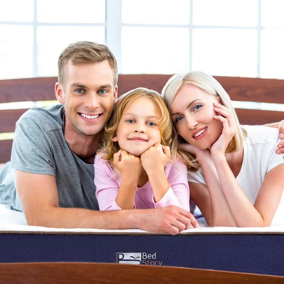 Pocket Spring Mattress Blue 90x190x23cm - Image 2