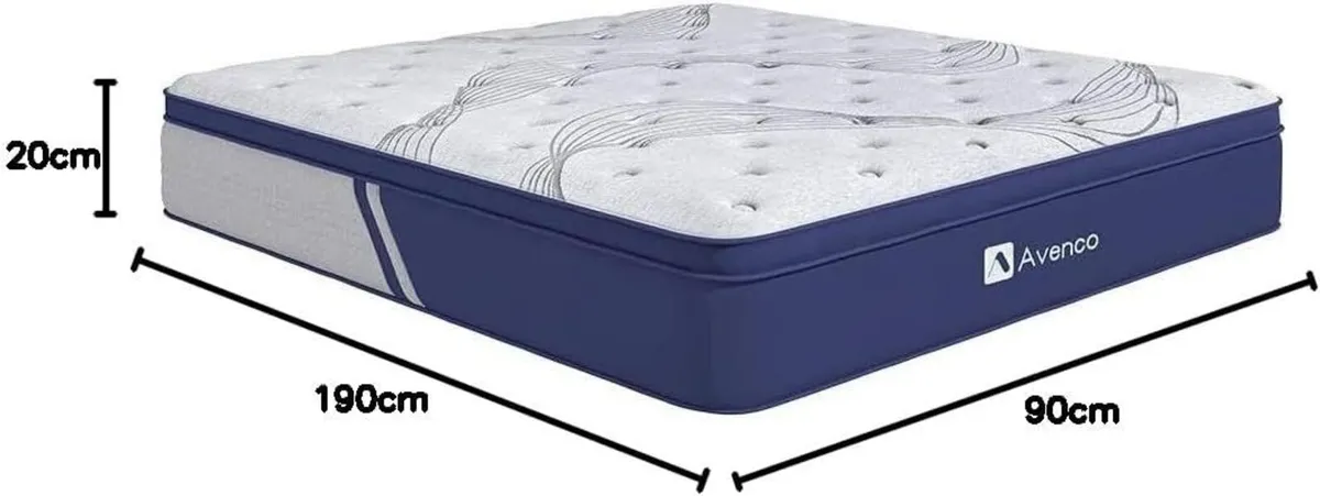 Single Mattress 3ft 20cm Pocket Sprung Mattresses - Image 3