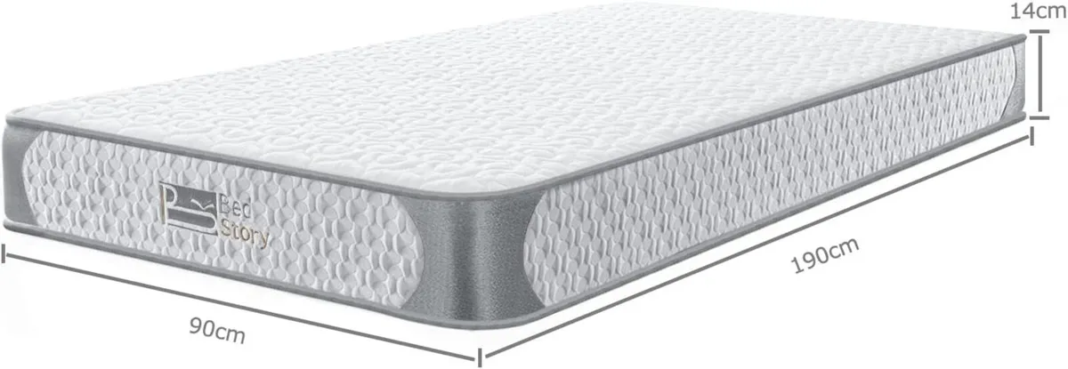 Single Mattress 3FT Spring with Breathable Foam - Image 2