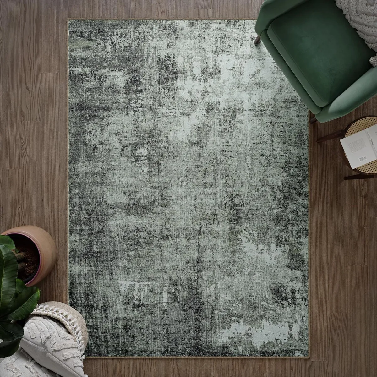 Machine Washable Rug 152x213cm 75% Recycled - Image 1