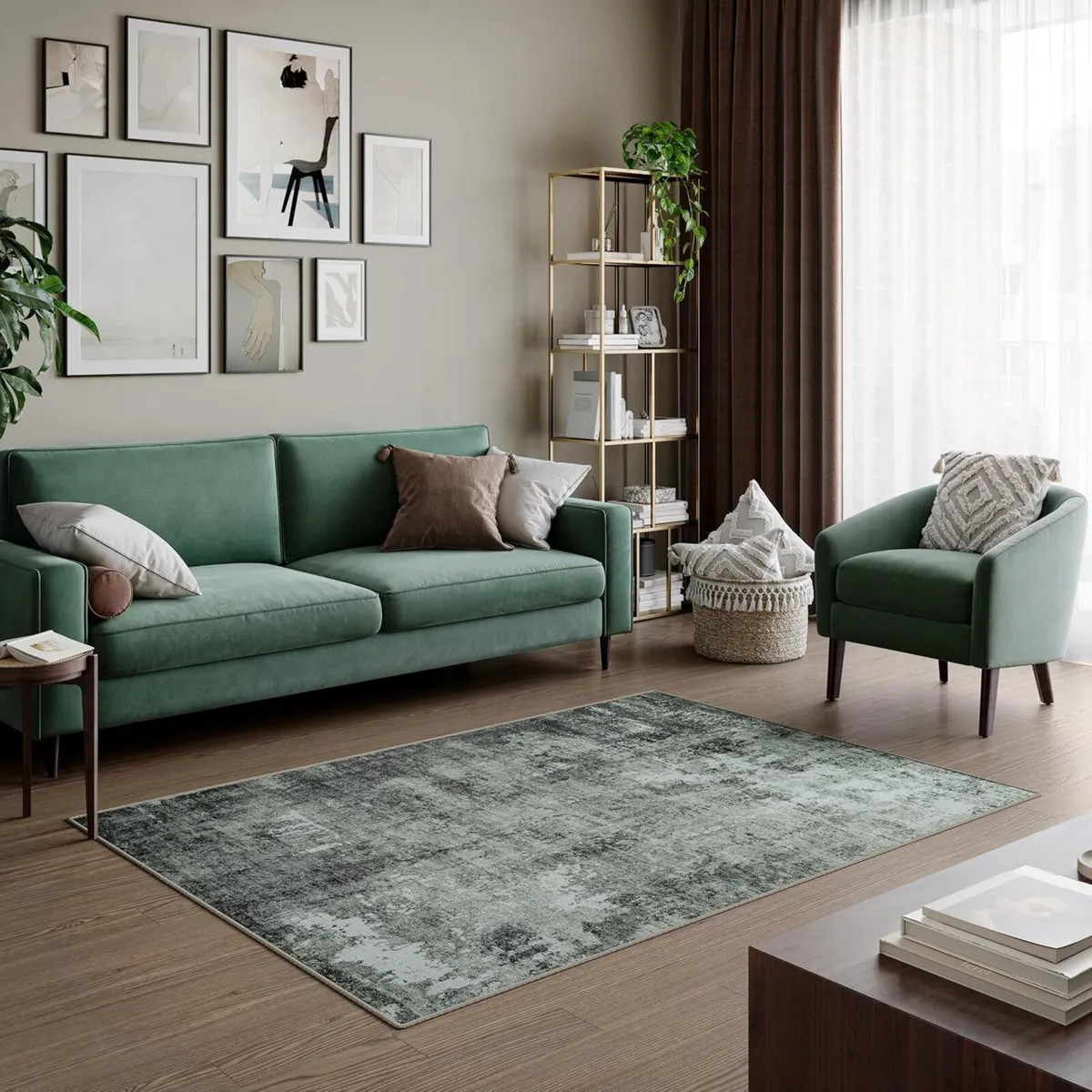 Machine Washable Rug 152x213cm 75% Recycled - Image 2