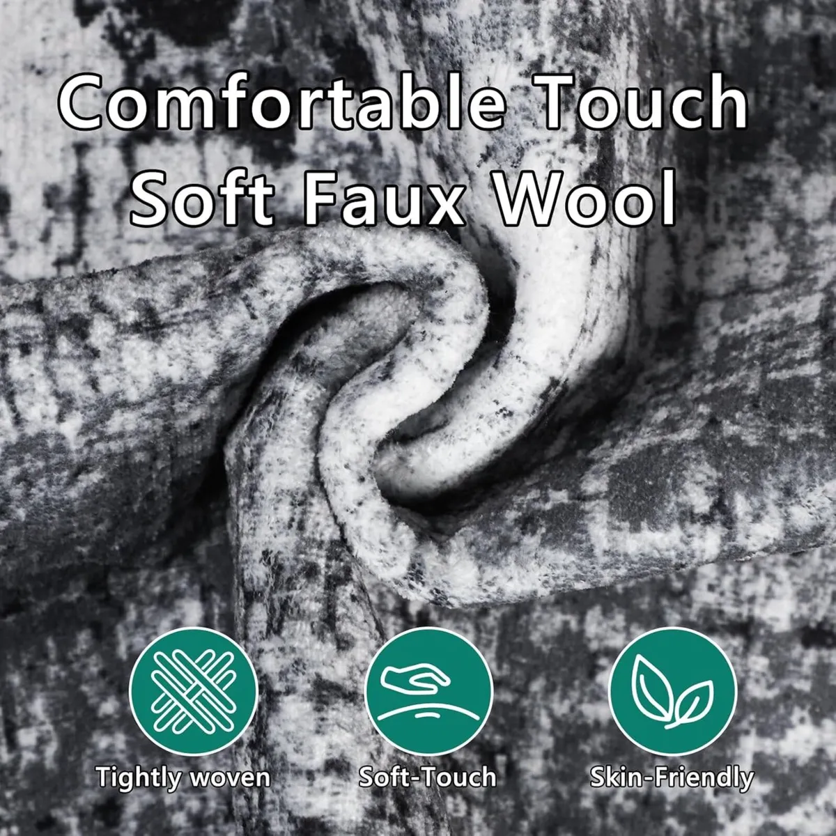 Black Abstract Area Rug 160x230cm Modern Short - Image 2