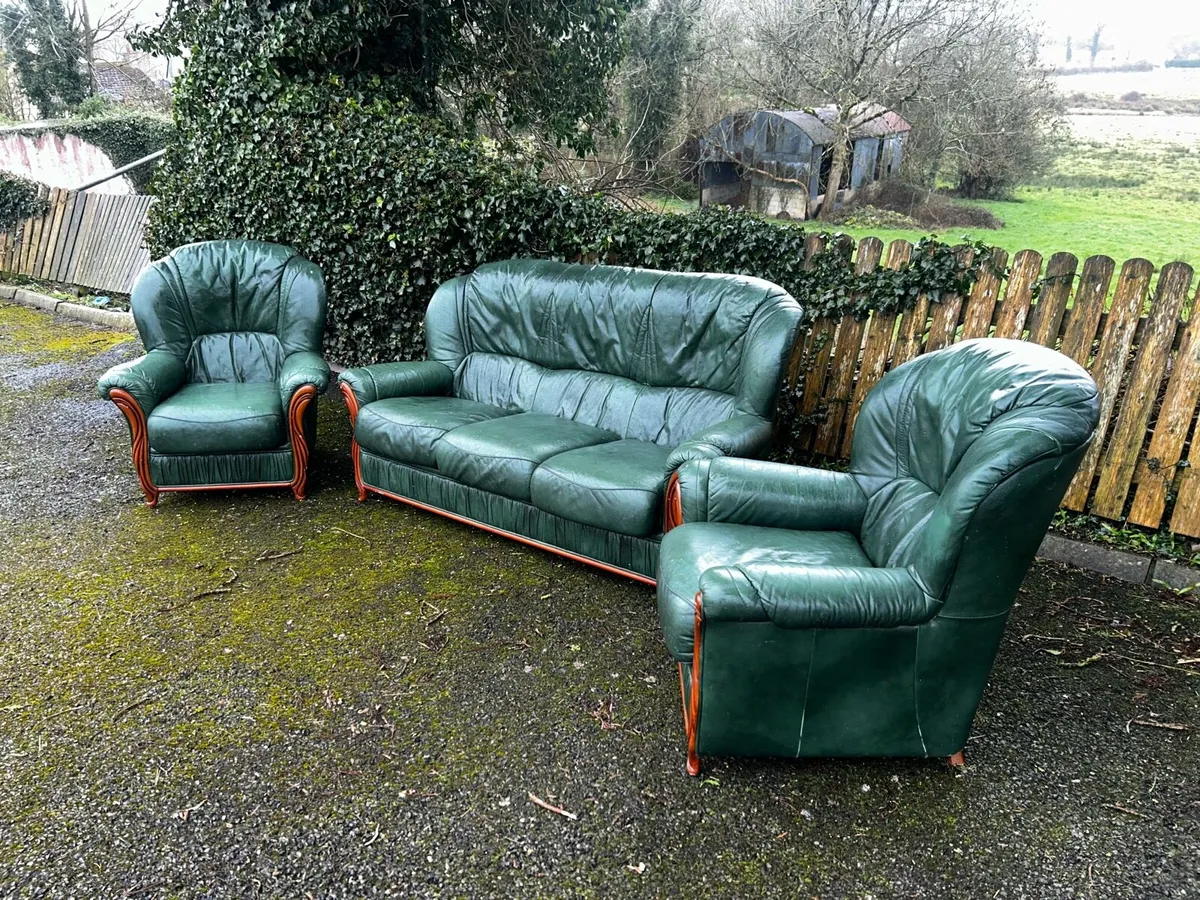 Leather Sofas 3+1+1 - Image 2