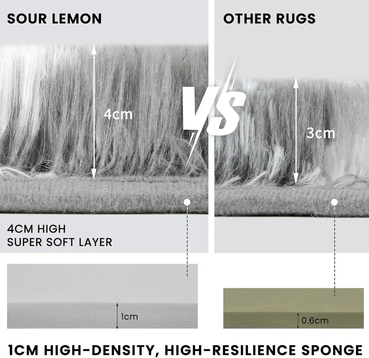 Rugs Living Room 240x300cm Light Grey and White - Image 4