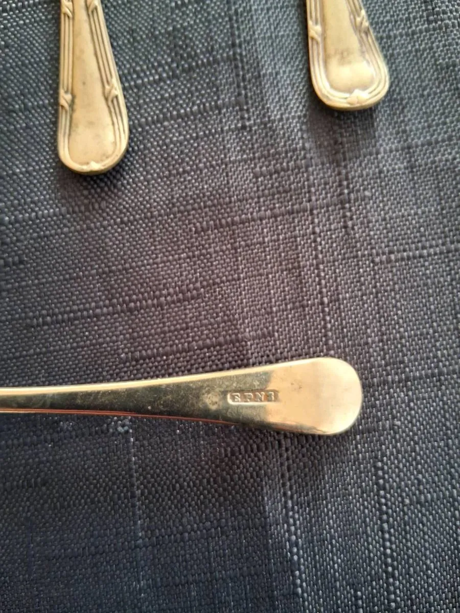 6 EPNS Cake Fork's - Image 2