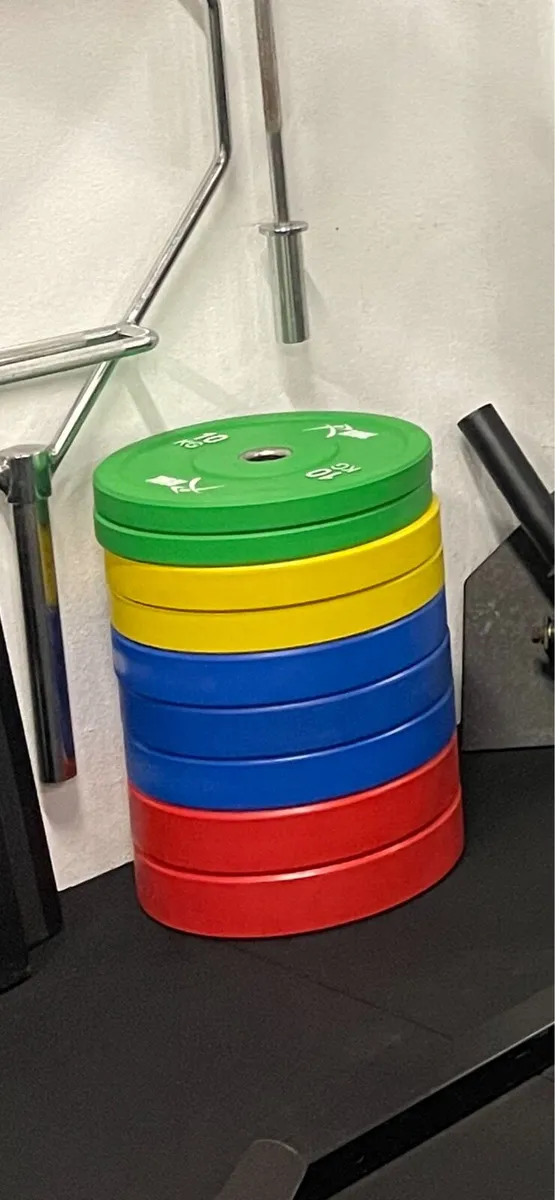150kg Rival Bumper Plate Set - Image 2