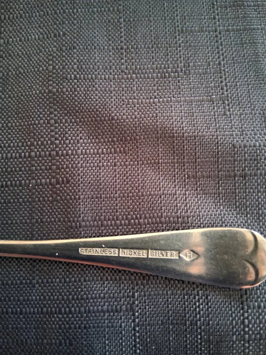 Stainless Nickel Silver Square Sugar Spoon - Image 2