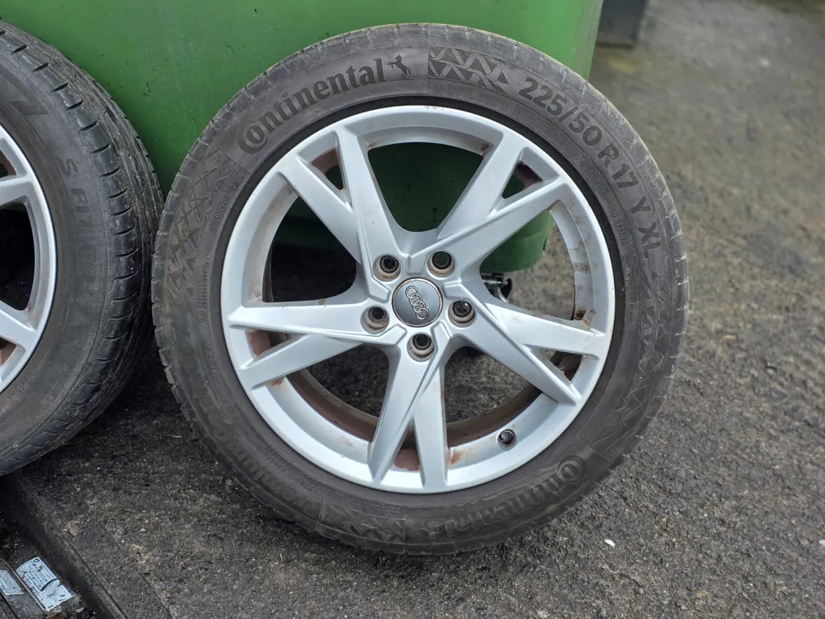 #50 Genuine Audi 17" Alloys 5X112 - Image 1