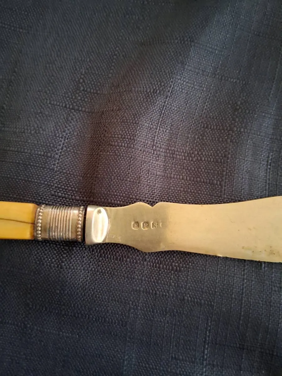 Silver Plated Fish/Butter Knife - Image 2