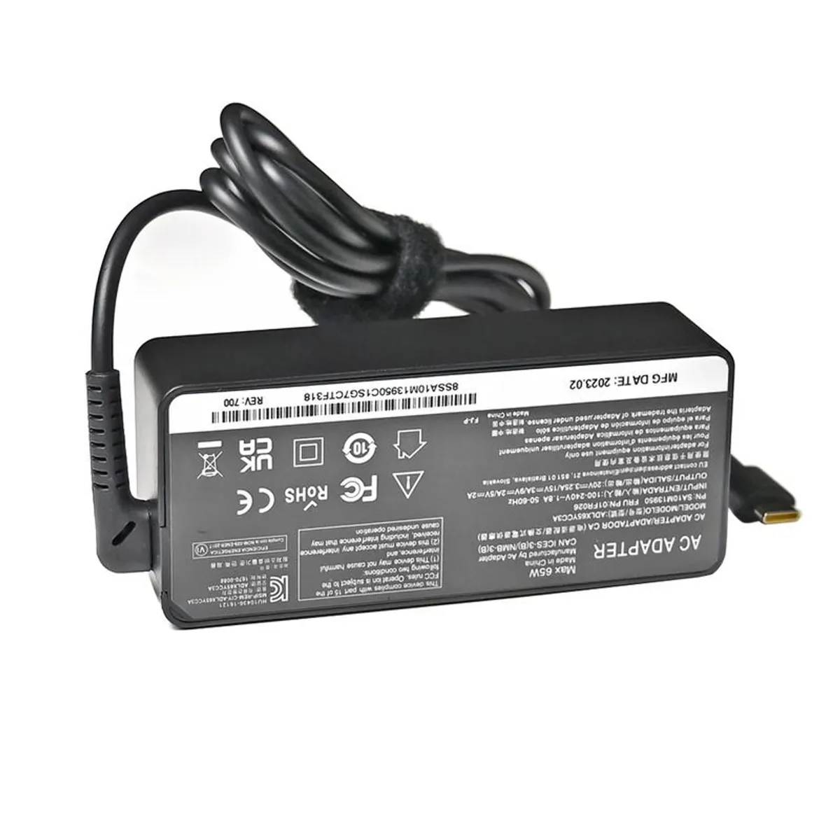 20V 3.25A 65W Universal USB Type C Laptop Mobile Phone Power Adapter Charger for Lenovo Asus HP Dell Xiaomi Huawei Google (Used) - Image 3