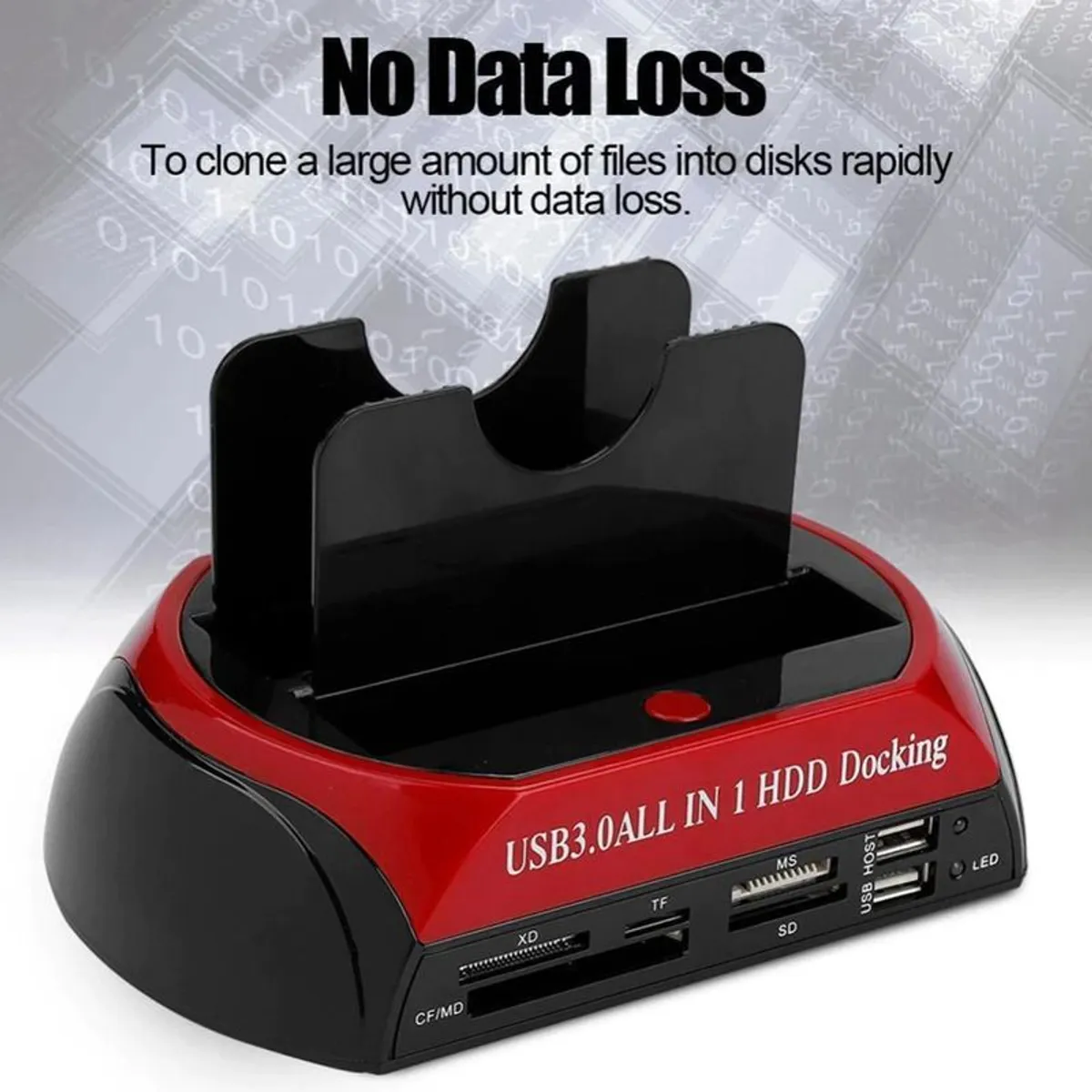 All in 1 Hdd Docking Station SATA to USB 2.0/3.0 Adapter For 2.5/3.5 Hard Disk Drive Docking Station Hard Enclosure - Image 4