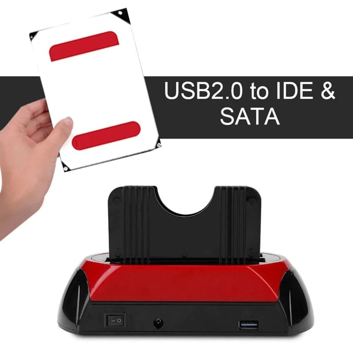 All in 1 Hdd Docking Station SATA to USB 2.0/3.0 Adapter For 2.5/3.5 Hard Disk Drive Docking Station Hard Enclosure - Image 2