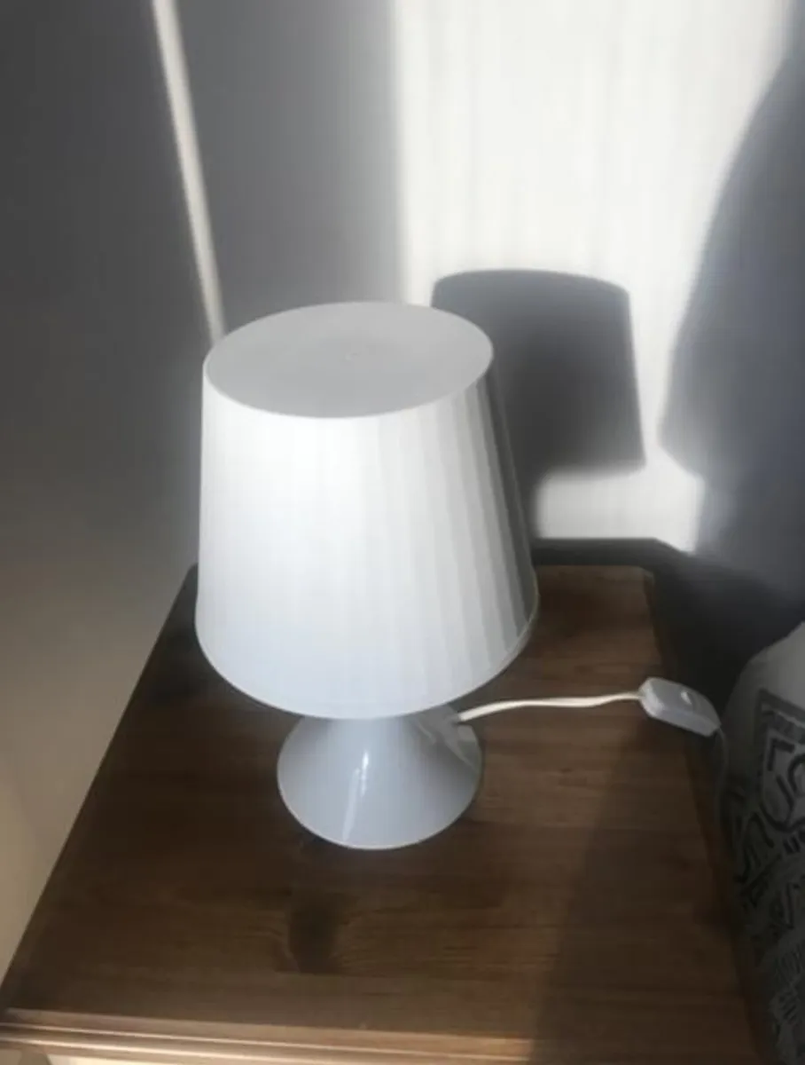 Small White Table Lamp
