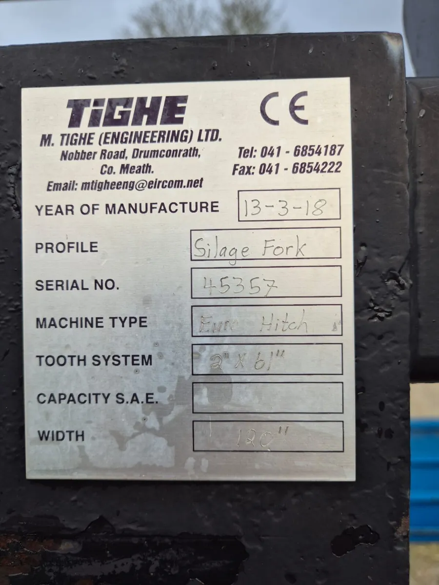 10ft Tighe Silage Rake - Image 3