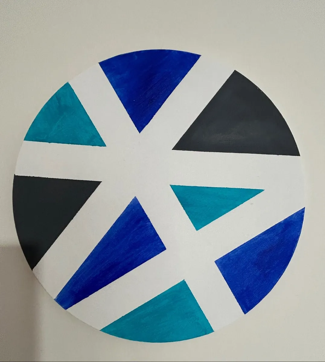 Blue abstract painting - Image 2