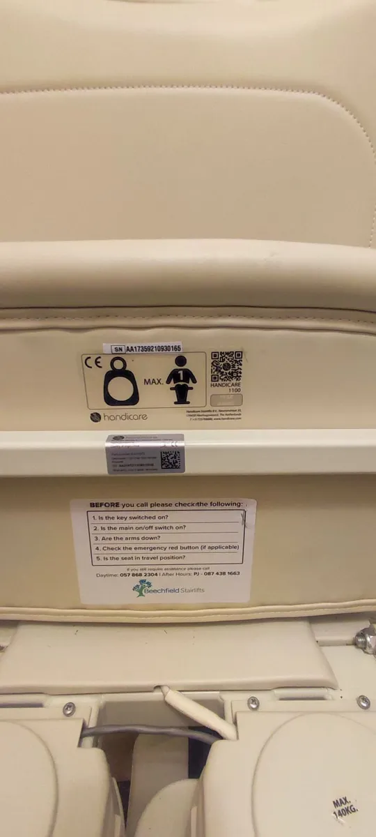 Stair lift handicare 1100 - Image 1