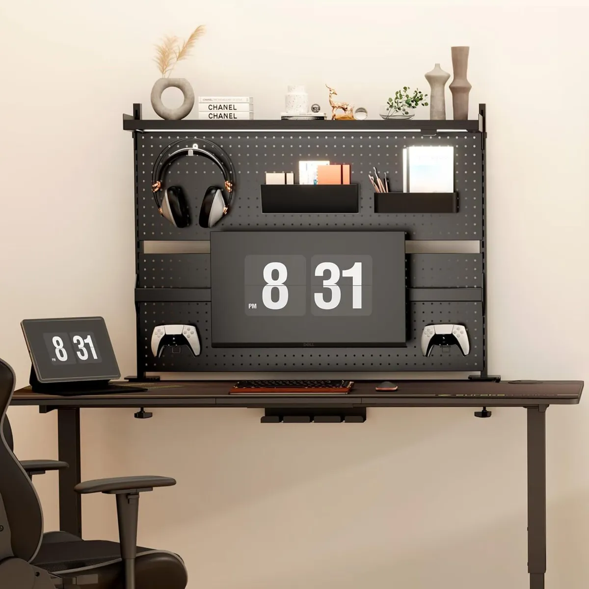 Pegboard Desk Organizer Gaming Room Accessories - Image 2