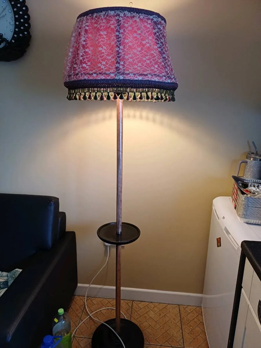 1950/60s Copper Floor Lamp - Image 1