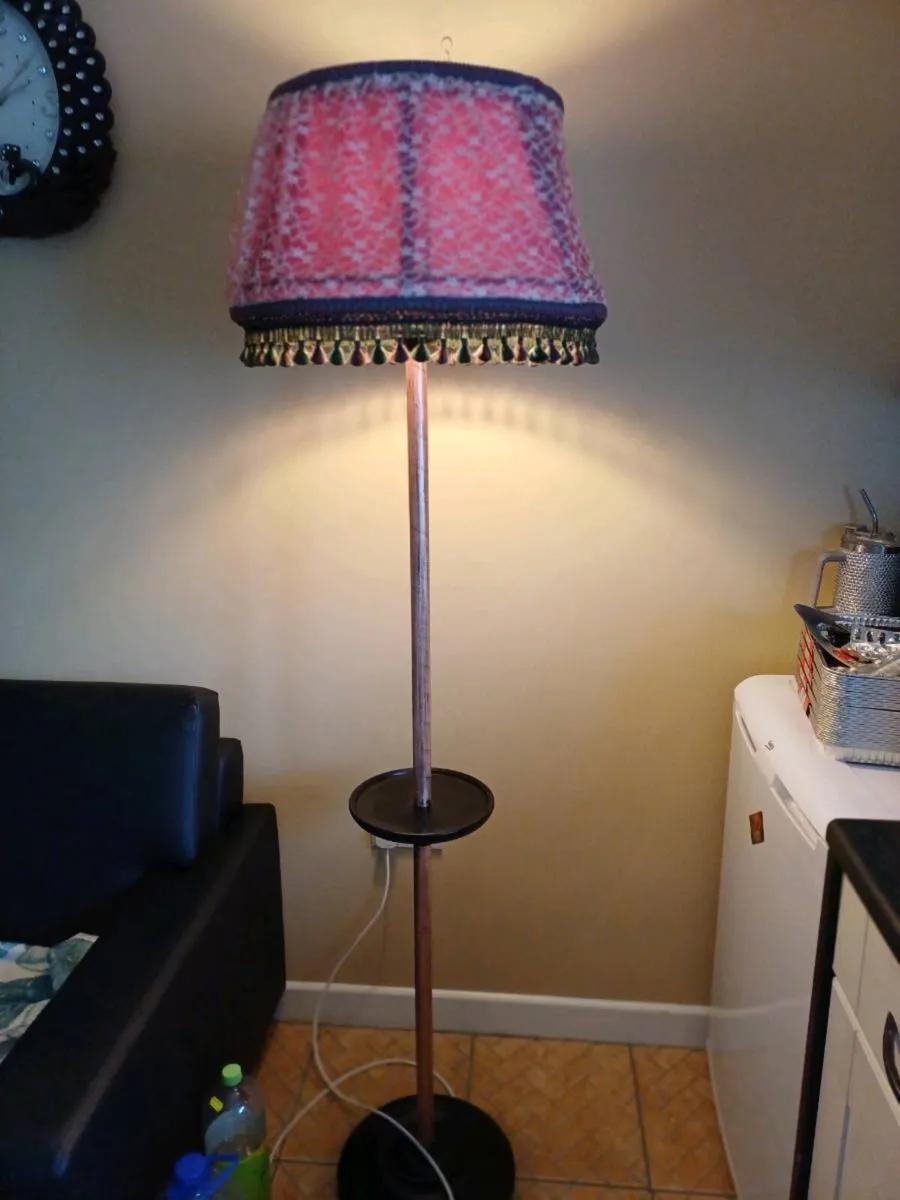 1950/60s Copper Floor Lamp - Image 2