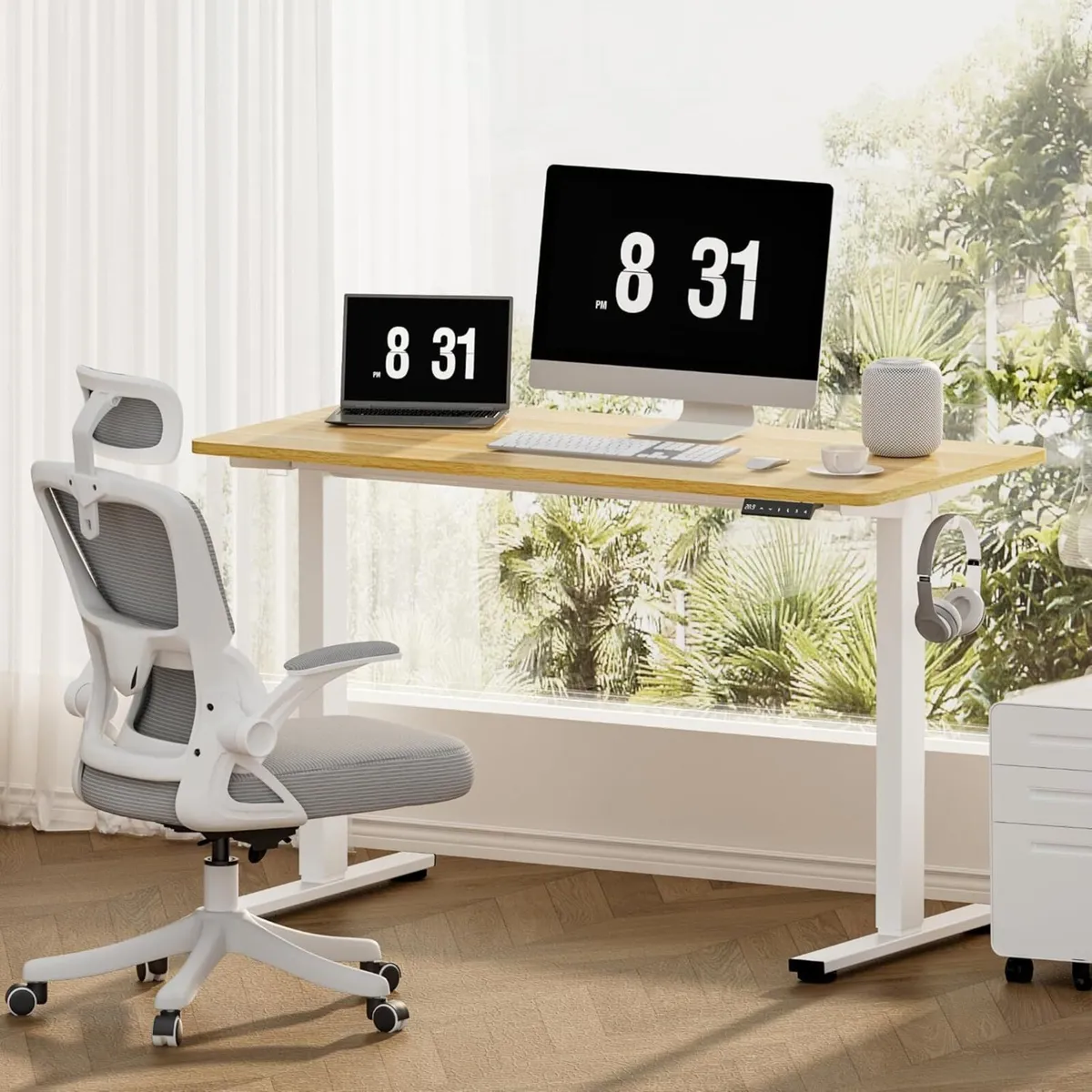 E1 Plus ONE PIECE Electric Standing Desk Height - Image 2