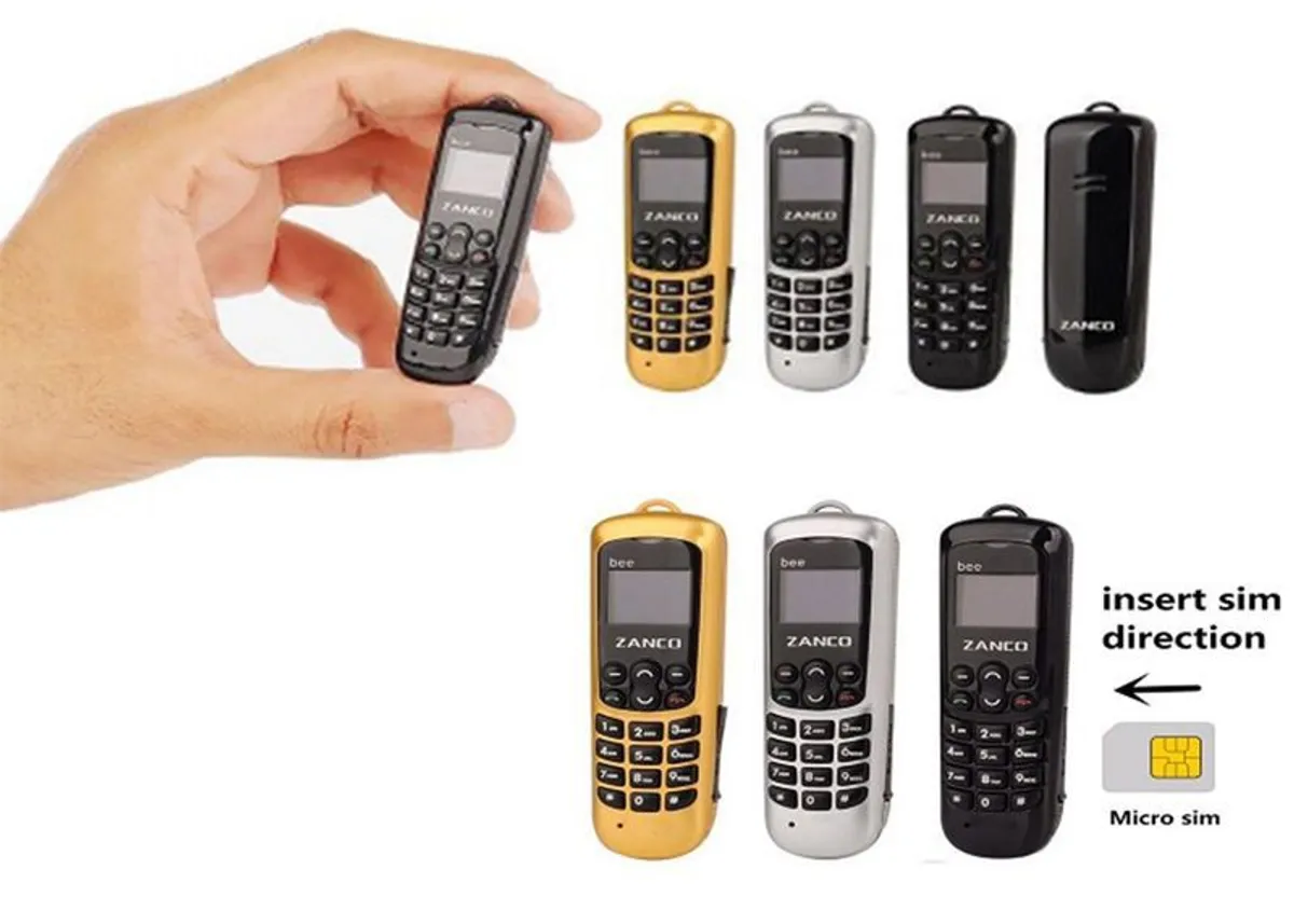 New Zanco Black Worlds Smallest Phone with Voice Changer Bluetooth (BLACK COLOR AVAILABLE) - Image 1