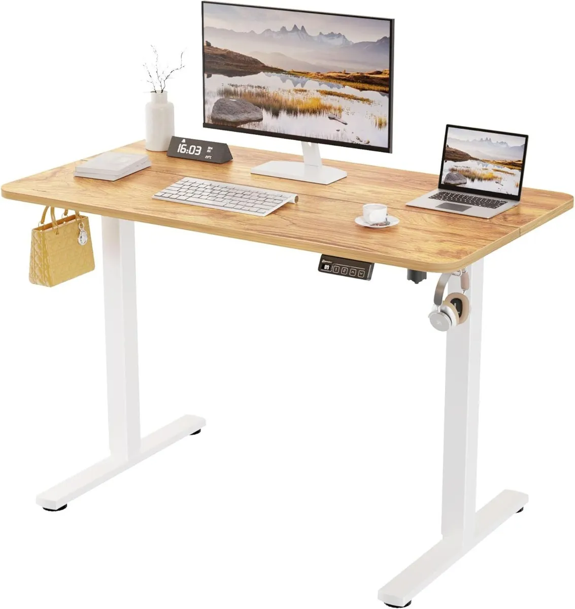 Standing Desk 110x60cm Height Adjustable Stand Up - Image 1