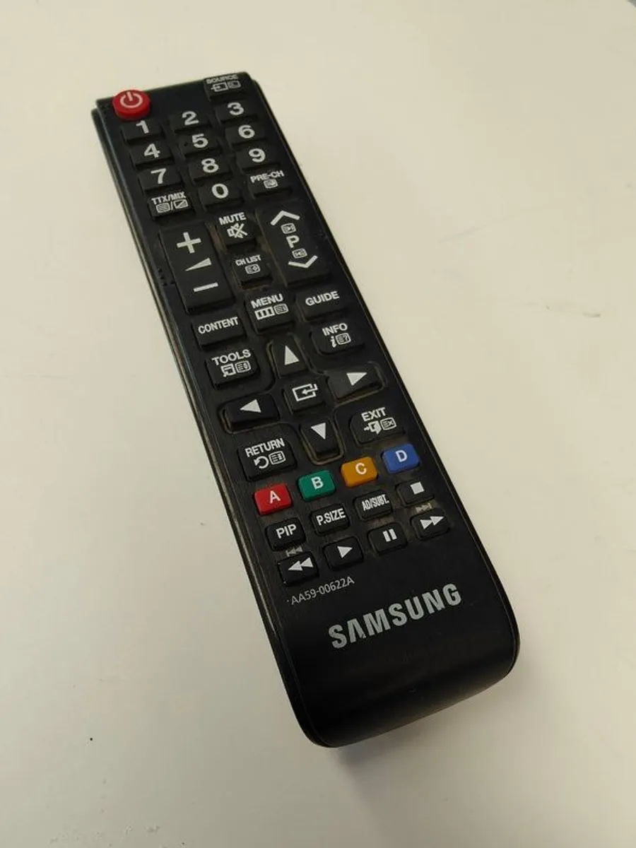 Genuine Aa59-00622a Aa5900622 A Remote Control Fit For Samsung Tv Aa5900622a Aa5900602a Aa59-00602a Ue32eh5000 Ue32eh5000w Le32e420 Le32e420e2w (used) - Image 1